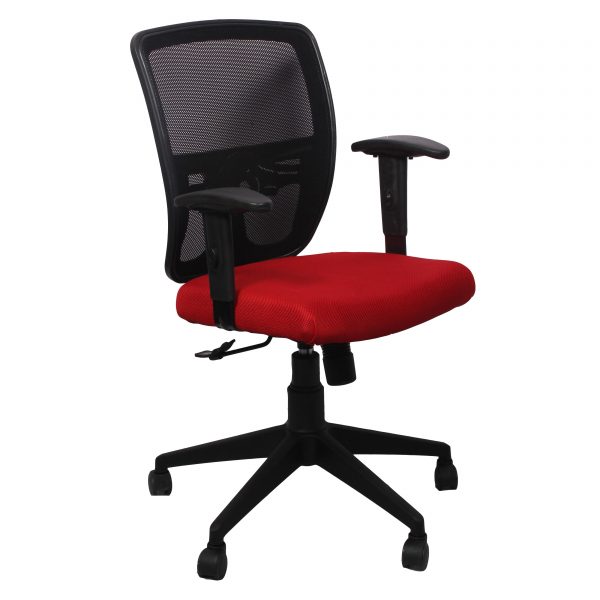 Red Mesh Task Chair