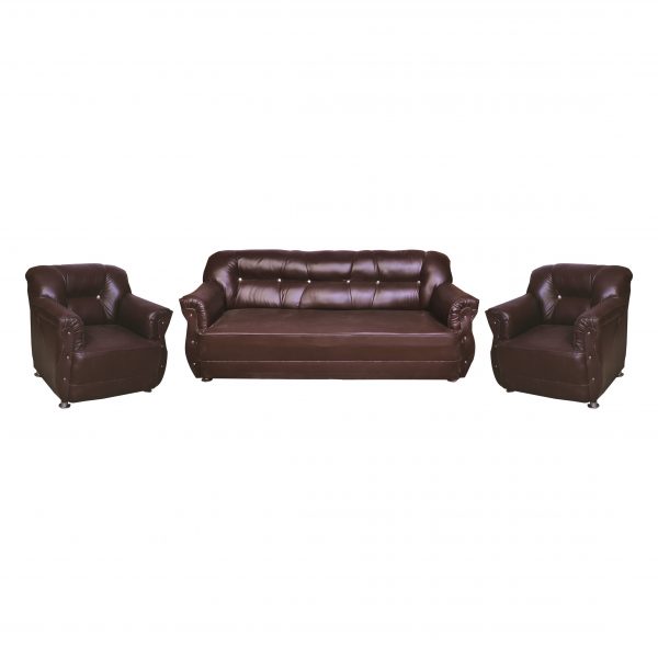 Maroon 3 Seater Soni Sofa