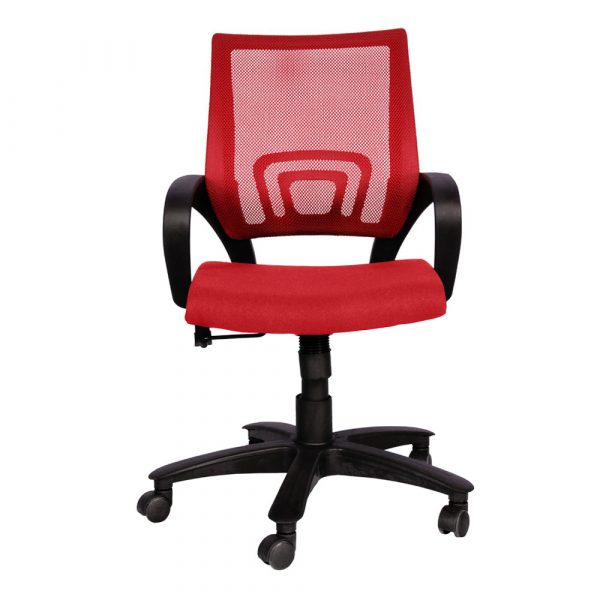 Geo Mesh Red Chair