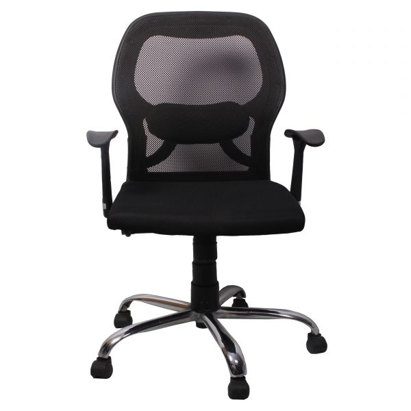 Black Mesh Short Chair