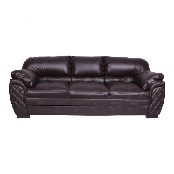 Black 3 Seater
